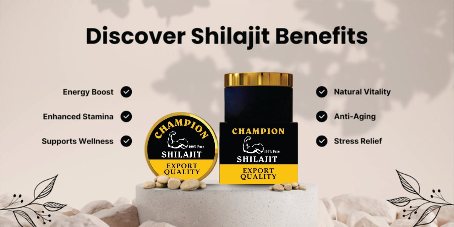 CHAMPION Pure Shilajit – 50g | From Gilgit to Your Doorstep - Majbori