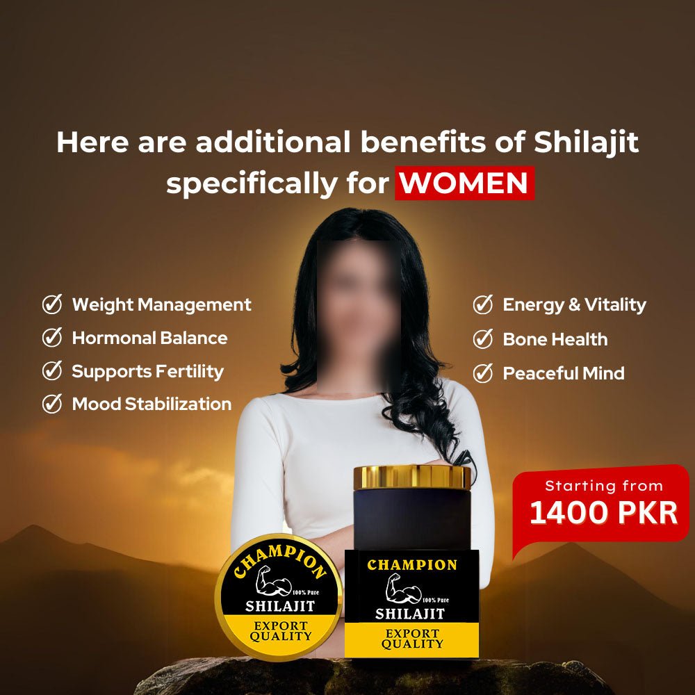 CHAMPION Pure Shilajit – 50g | From Gilgit to Your Doorstep - Majbori