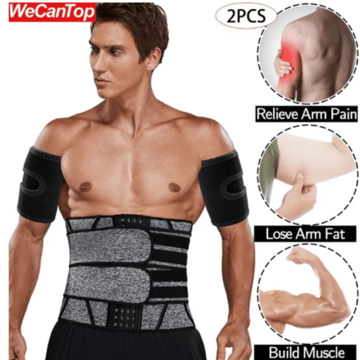 Neoprene Arm Wraps | Slimming & Toning Sleeves - Majbori