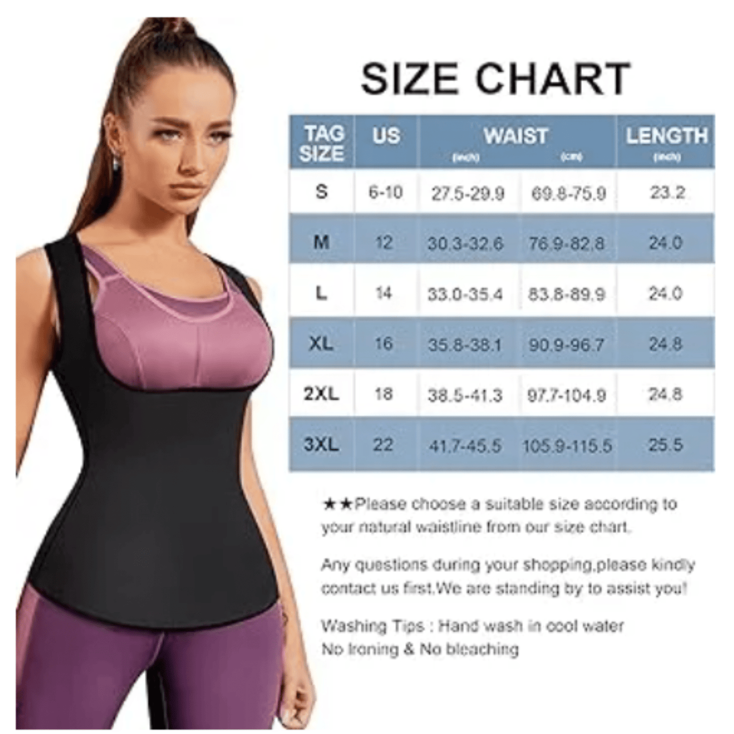 Neoprene Slimming Shirt for Women with Zipper - Majbori
